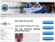 Tablet Screenshot of ci.sultan.wa.us
